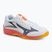 Mizuno Thunder Blade Z white/fiery coral 2/citrus volleyball shoe