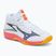 Mizuno Thunder Blade Z Mid white/fiery coral 2/citrus volleyball shoe