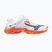 Mizuno Wave Lightning Z8 white/fiery coral 2/citrus volleyball shoes