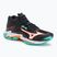Mizuno Wave Lightning Z8 Mid volleyball shoes black/tangelo/ice green