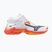 Mizuno Wave Lightning Z8 Mid white/fiery coral 2/citrus volleyball shoes