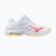 Women's volleyball shoes Mizuno Wave Voltage 2 white/calypso coral/pale banana