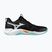 Mizuno Wave Momentum Pro volleyball shoes black/tangelo/ice green