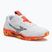 Mizuno Wave Stealth 6 handball shoe white/fiery coral 2/citrus