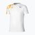 Men's tennis shirt Mizuno Daybreakers Shadow white/citrus