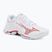 Women's volleyball shoes Mizuno Wave Lightning Elite white/rose elegance/lava falls