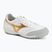 Football boots Mizuno Morelia Sala Pro TF white/football gold/galaxy silver