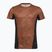 Men's running top Mizuno Active DryAeroFlow Graphic copper brown
