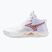 Women's volleyball shoes Mizuno Wave Momentum Elite Mid white/rose elegance/lava falls