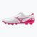 Football boots Mizuno Morelia Neo IV Pro FG white/fuchsia purple/fuchsia purple