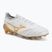 Football boots Mizuno Morelia Neo IV Beta Elite FG white/mp gold/cool gray 3c