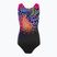 Speedo Digital Placement Splashback children's one-piece swimsuit black and pink 8-00262514738
