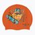 Speedo Junior Printed Silicone orange/yellow children's swimming cap