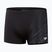 Men's Speedo Hyperboom V-Cut black/usa charcoal/white swim boxers