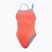 Speedo Solid Vback disco peach/curious blue women's one-piece swimsuit