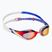 Speedo Fastskin Pure Focus Mirror swimming goggles flame red/true cobalt/white/shadow