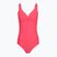 Ladies' one-piece swimsuit Speedo Shaping Cross Knot raspberry fill/vermilion/punch