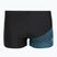 Speedo Medley Logo Aquashort men's swimming boxers black/picton blue