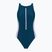 Speedo women's one-piece swimsuit Zip Colorblock dark teal