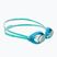 Women's swim goggles Speedo Vanquisher 3.0 Mirrored bachelor button/celeste/gold mirror