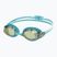 Women's swim goggles Speedo Vanquisher 3.0 Mirrored bachelor button/celeste/gold mirror