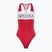 Speedo Colourblock Racerback women's one-piece swimsuit high risk red