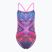 Women's one-piece swimsuit Speedo Placement Digital Vback balance blend/hapuna blue