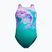 Children's one-piece swimsuitSpeedo Printed Pulseback turquoise gem