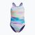 Children's one-piece swimsuit Speedo Printed Twinstrap purple fog