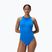 Women's one-piece swimsuit Speedo Racer Zip with Built in Swim Bra lagoon blue