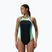 Women's one-piece swimsuit Speedo High Neck Splice Cross Back turquoise gem