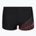 Men's swim boxers Speedo Medley Logo Aquashort black/neon coral