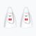 Swim fins Speedo DMC Elite speedo white/high risk red