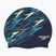 Swim cap Speedo Printed Silicone peacoat/pale clover/mayan blue