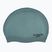 Swim cap Speedo Plain Moulded Silicone iridescent storm green
