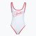 Women's one-piece swimsuit Speedo Solid Bound Scoop high risk red/bright white