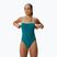 Women's one-piece swimsuit Speedo Solid Tri peacock
