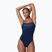 Women's one-piece swimsuit Speedo Endurance+ Logo Thin Strap peacoat