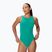 Women's one-piece swimsuit Speedo Solid High Neck peacock teal