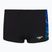 Boys' swim boxers Speedo Digital Panel Aquashort Anthracite/Clover