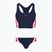 Ladies' one-piece swimsuit Speedo Colourblock Splice 2.0 peacoat/pink