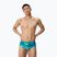 Men's swim boxers Speedo Printed 13.5 cm Brief sunset grove/green