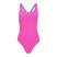 Women's one-piece swimsuit Speedo Solid Powerback neon flamingo