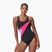 Women's one-piece swimsuit Speedo Hyperboom Butterfly Back anthracite/margarita pink