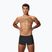 Men's swim boxers Speedo Hyperboom Aquashort anthracite/high risk red