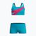 Children's two-piece swimsuitSpeedo Hyperboom Butterfly Back mayan blue/margarita pink