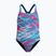 Children's one-piece swimsuit Speedo Hyperboom Print Medalist margarita pink