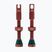 Peaty's X Chris King Mk2 Tubeless Valves presta valve set PTV2-42-RED-12 red 83776
