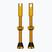 Peaty's X Chris King MK2 Presta Tubeless Valves Set 60 mm gold