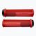 Peaty's Monarch Knurl Thick red handlebar grips